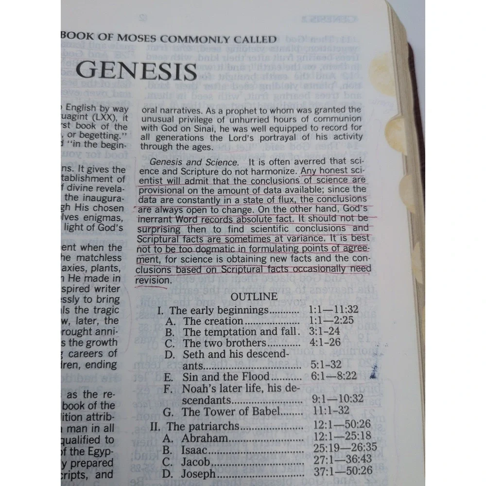 RARE 1979 LOCKMAN🚨The Open Bible Nelson Maroon Genuine Leather NASB Red Letter